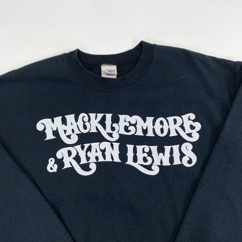 Macklemore & Ryan‎ Lewis World Tour 2013 Crewneck Sweatshirt Mens Medium - Picture 2 of 8